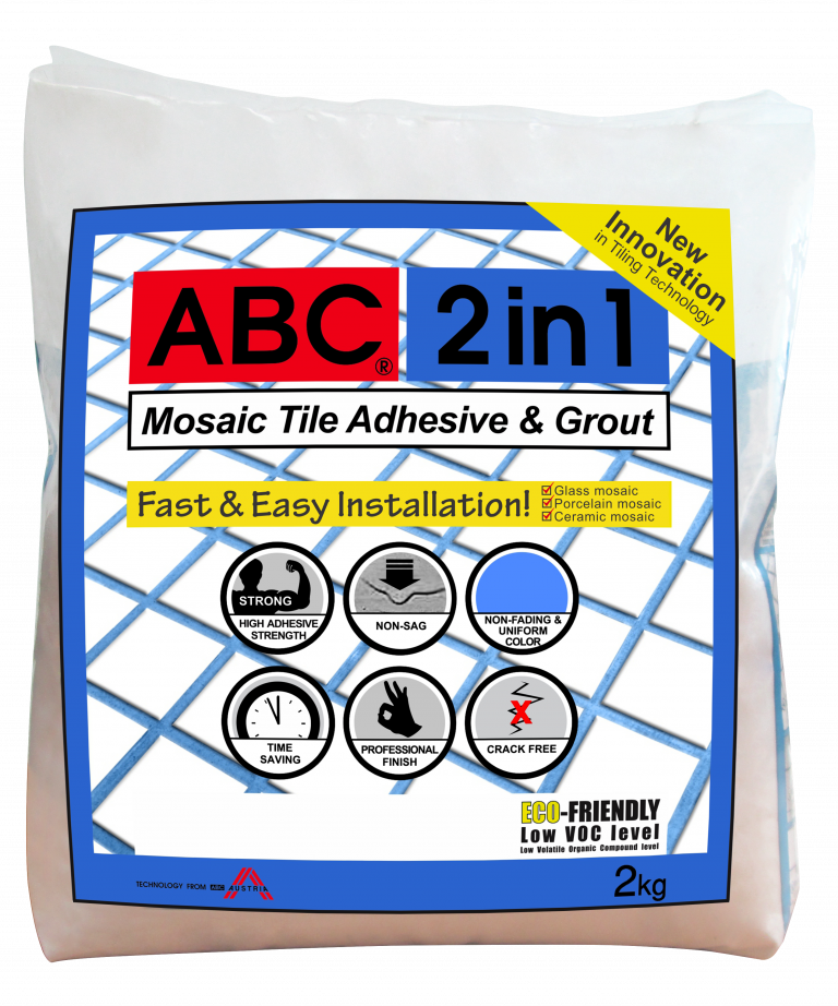 Tile Adhesive Grout 2in1 Mosaic Mozzaico Leading Tile and Mosaic