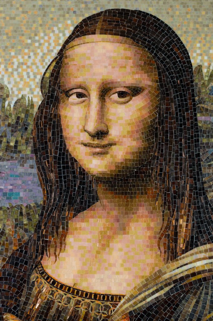 Mona Lisa With A Persian Cat - Mozzaico | Leading Tile and Mosaic ...